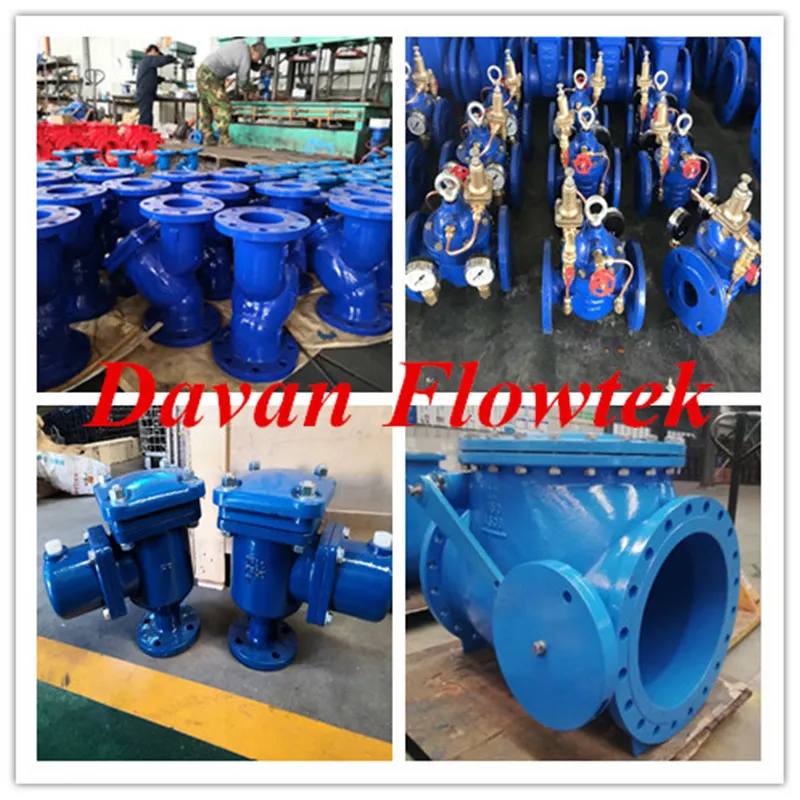 Light Type DN50-300 Rubber Wedge Non Rising Stem Ductile Iron Water Gate Valve