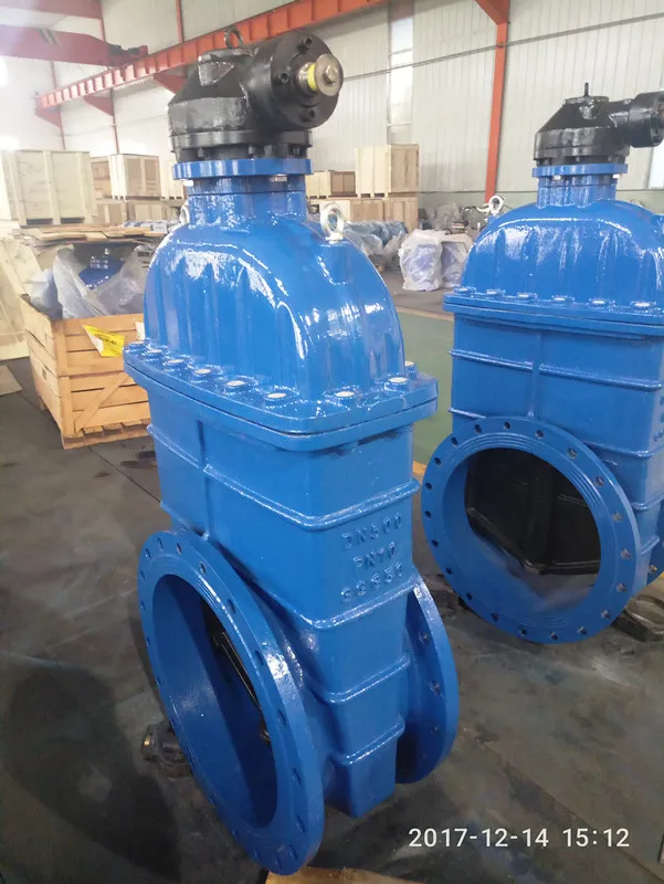 Manufacturer DIN 3352 F4 Standard Soft Seal Resilient Seated Gate Valve