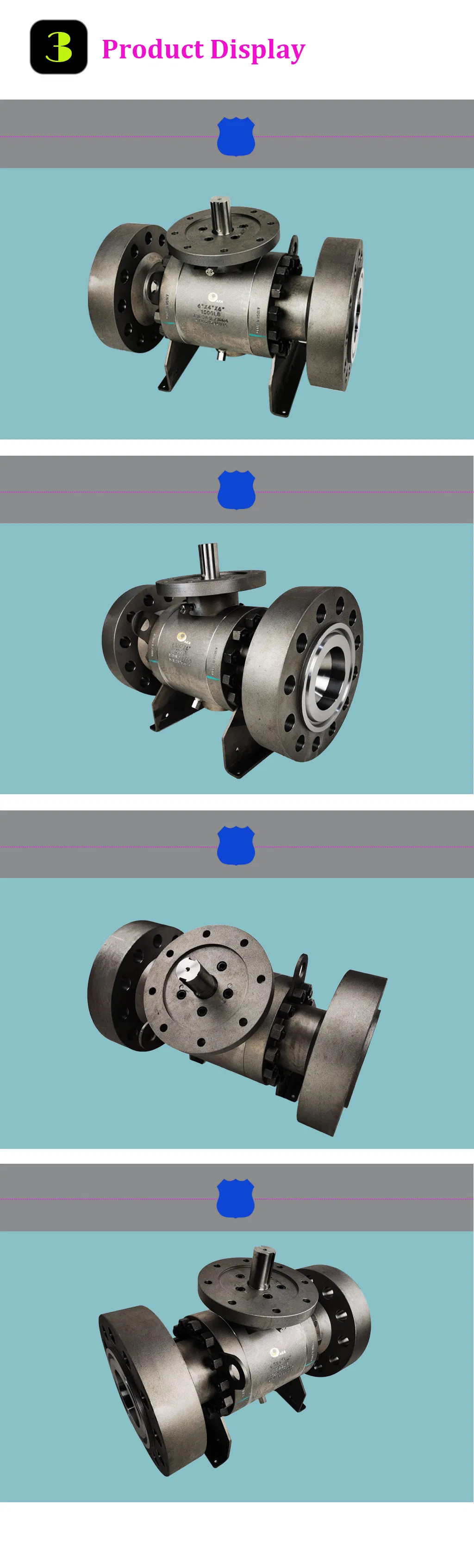 Nace Mr0175 API 6D Bolted Body Reduced Full Bore Side Entry Soft Rptfe Devlon Peek Seat Insert Flanged Connection Trunnion Support Ball Valve