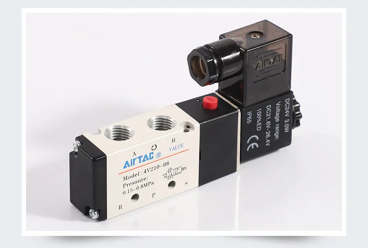 Original Airtac Pneumatic Solenoid Valve 4V210-08 4V310-10 4V110-06 4V410-15