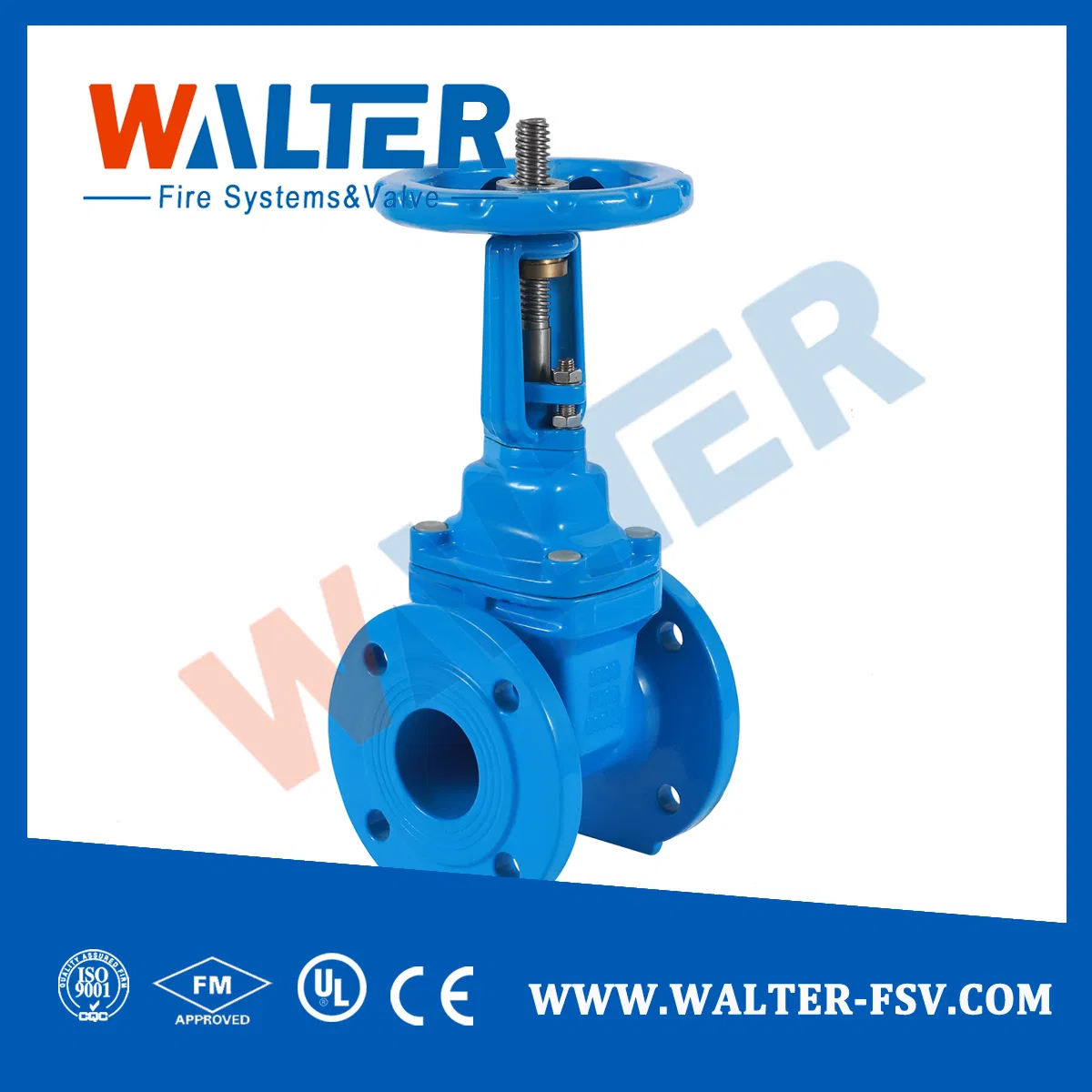 OS&Y Rising-Stem Flange Valve