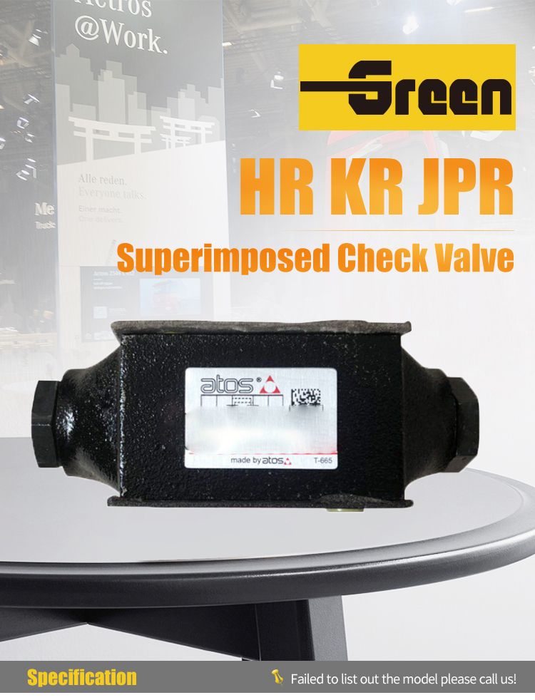 Parts Main Atos Hr Kr Jpr Hr-011 Hr-016 Hr-002 Hr-003 Hr-004 Hr-007 Hr-008 Hr-009 Superimposed Check Valve for Small Loaders