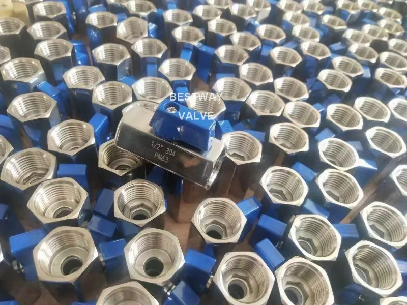 Pn63 Fnpt Screwed Mini Ball Valve