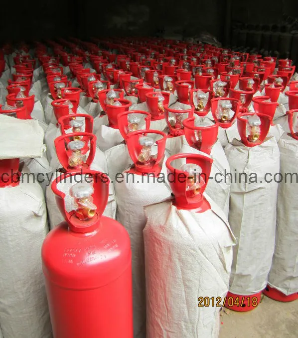 Red Steel Valve Guard for C2h2 Gas Cylinders