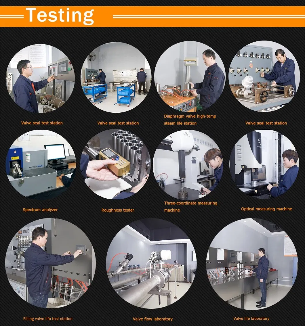 Sanitary ISO-1127 Tri-Clamp Connection Manual Diaphragm Valve