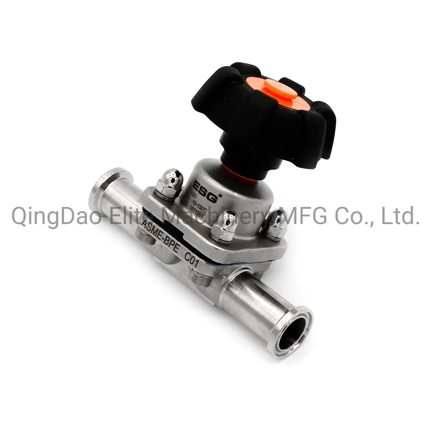 Sanitary ISO- 1127 Tri-Clamp Connection Manual Diaphragm Valve