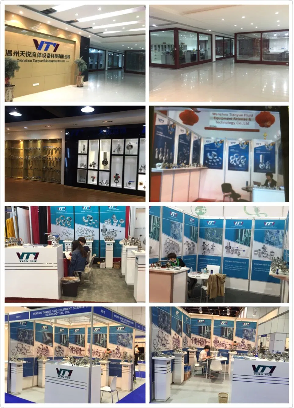 Sanitary Stainless Steel Hygienic Manual Butterfly Valve Threaded/Clamp