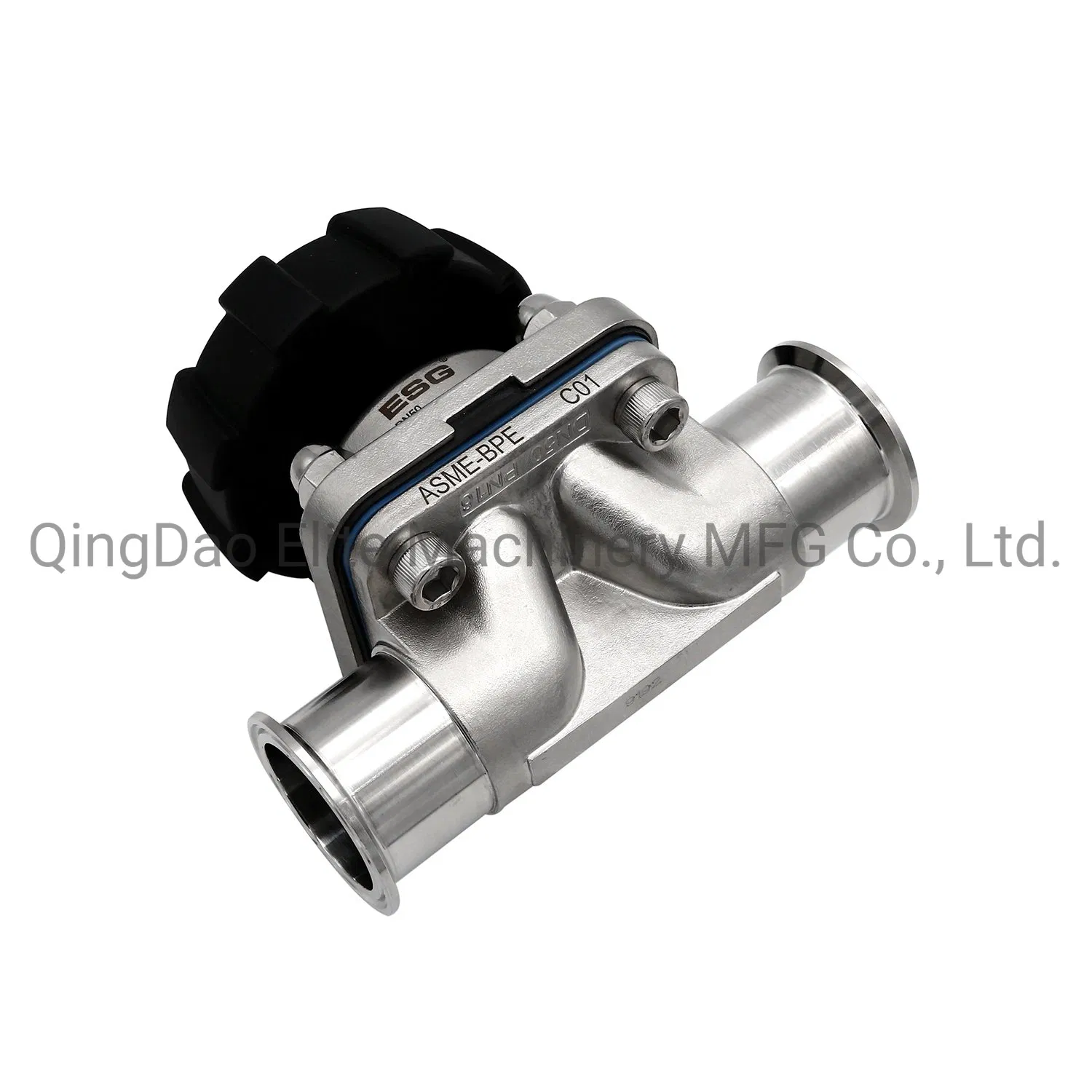 Sanitary Stainless Steel ISO- 1127 Weld Connection Manual Sanitary Diaphragm Valve