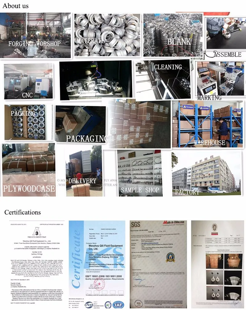 Sanitary Valve Customed 2′′ Check Valve, Ball Valve, Butterfly Valve