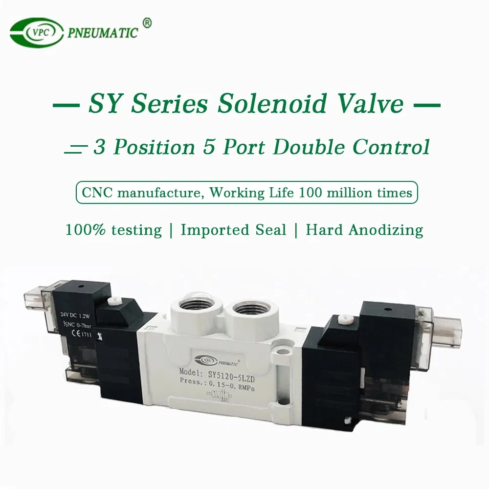 SMC Solenoid Valve 5/2 Way Electric Control Valve