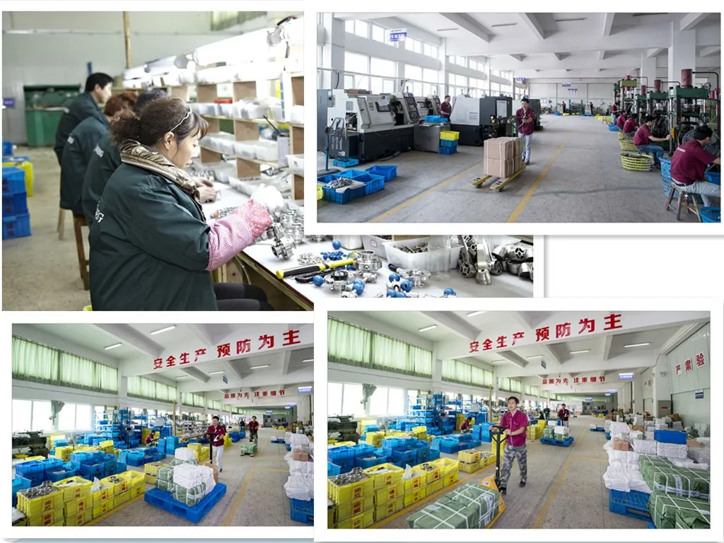 SMS Sanitary Stainless Steel SS304/SS316L 3PCS Welded Manual Ball Valve&Globe Valve Rq0103