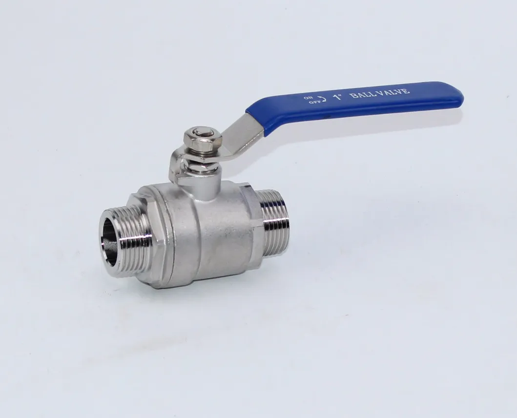Ss 1/2" - 2" Male X Male Threaded 2PC Ball Valve