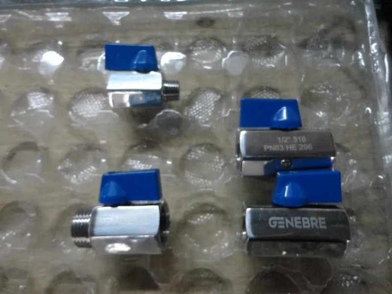 SS304 Stainless Steel Mini Hex Ball Valve
