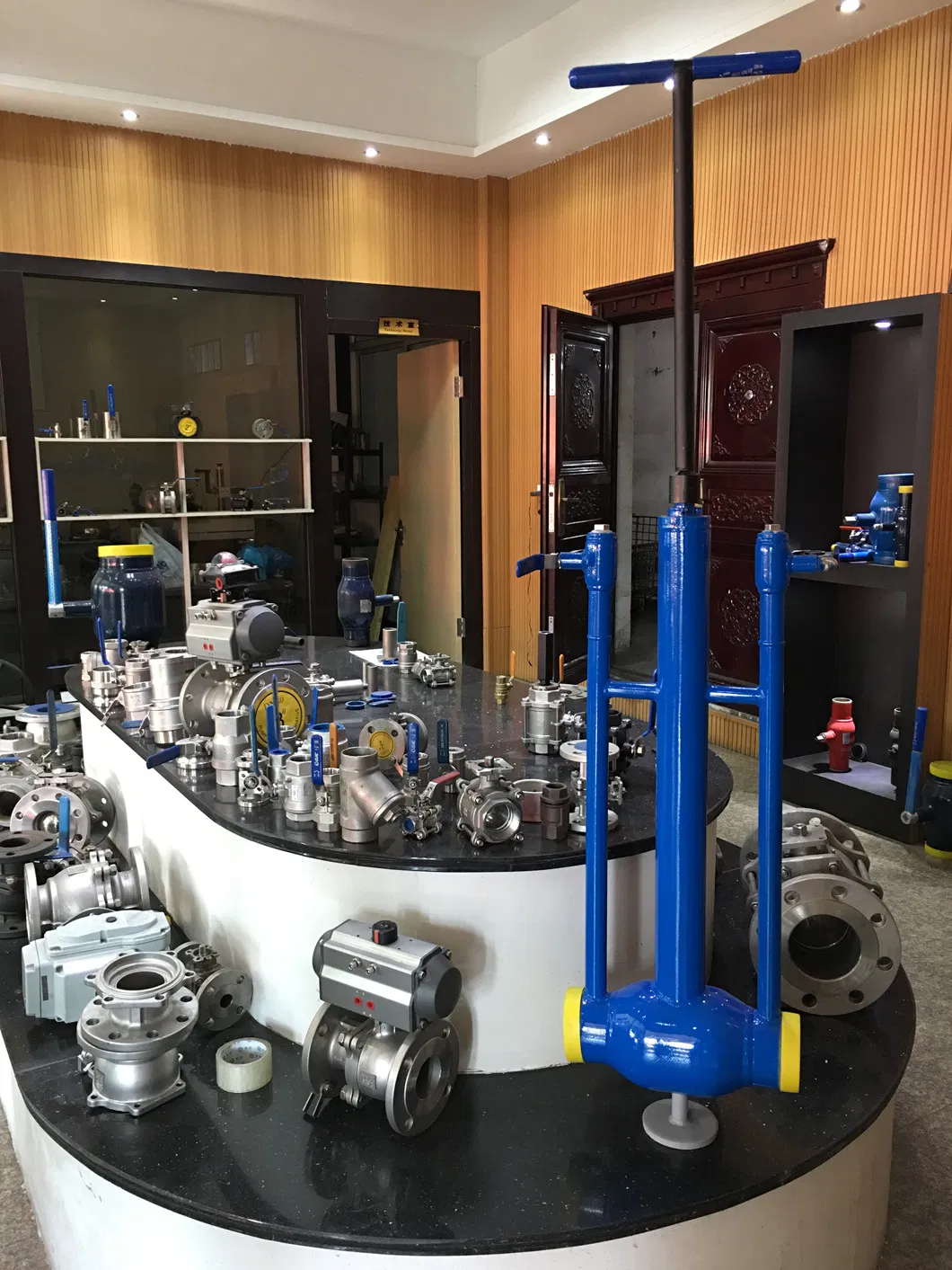 St37.0 Underground Fully Welded Ball Valve with Trunnion Mounting Pad