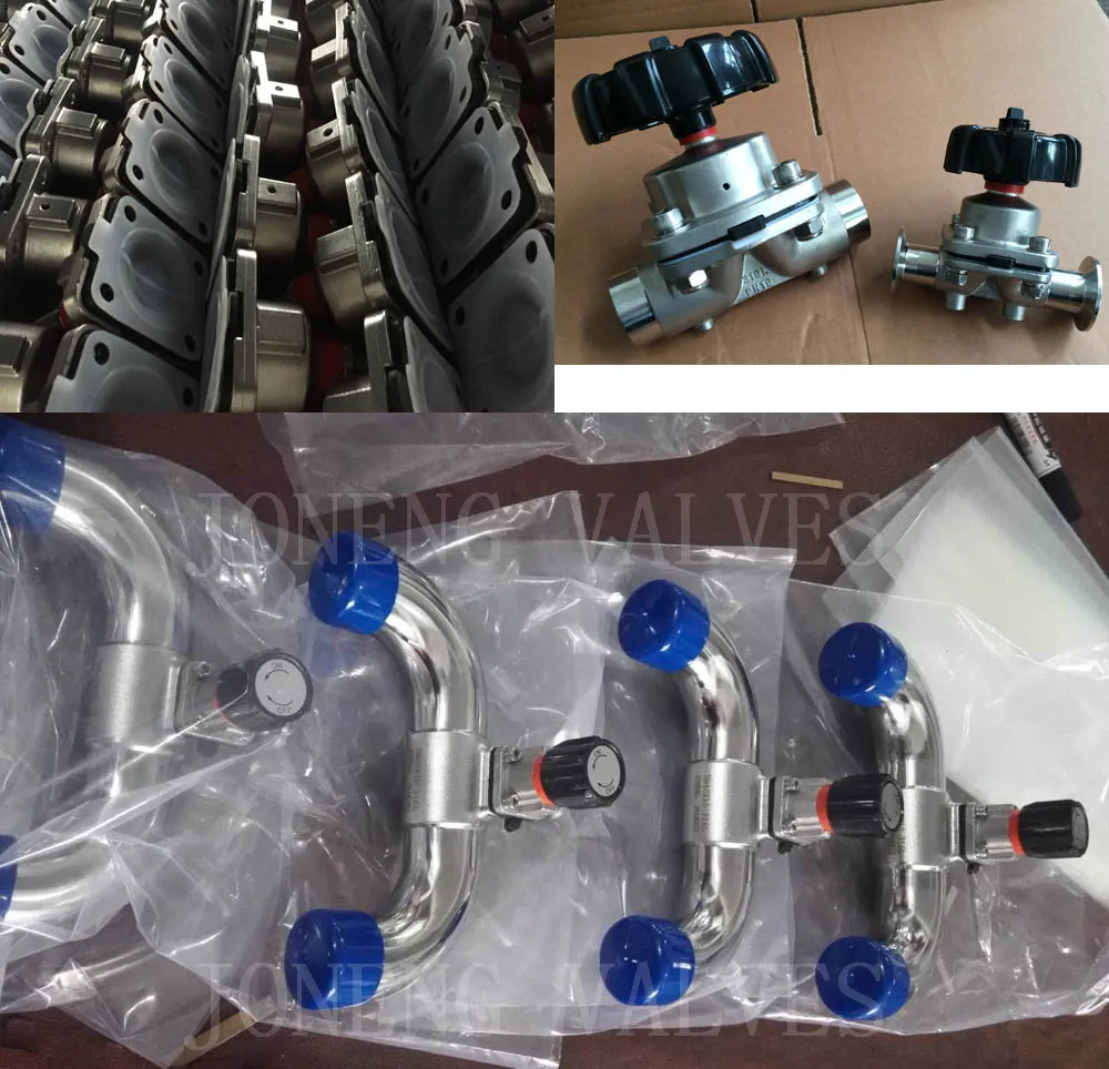 Stainless Steel Food Processing Tank Bottom Diaphragm Valve (JN-DV3003)