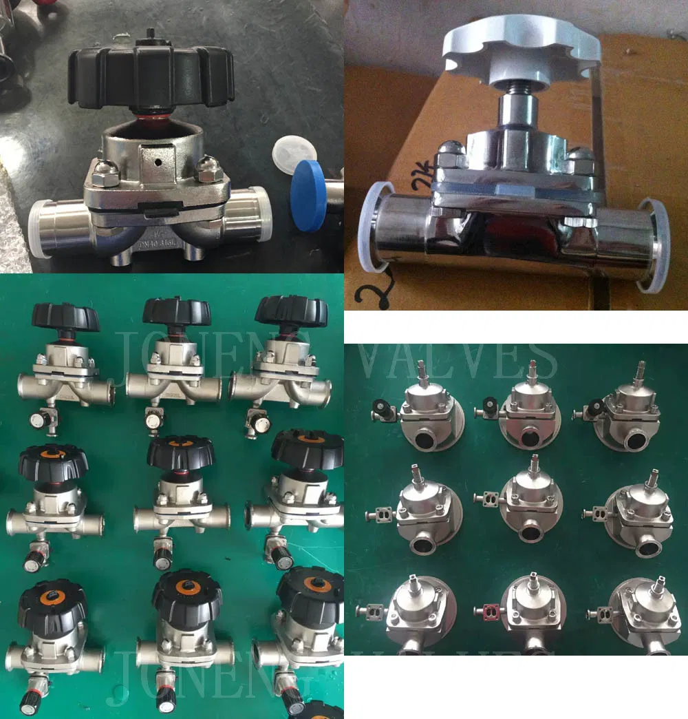 Stainless Steel Food Processing Tank Bottom Diaphragm Valve (JN-DV3003)
