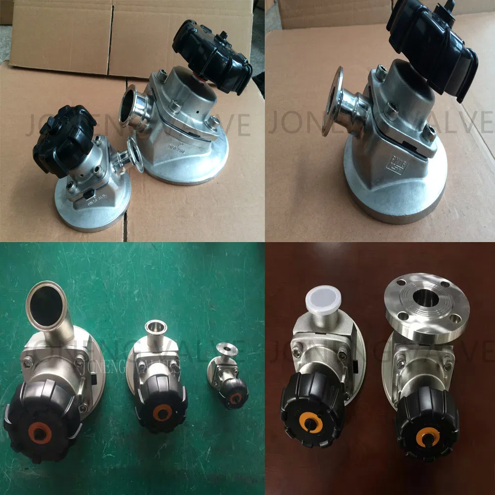 Stainless Steel Sanitary Manual Type Clamped Diaphragm Valve (JN-DV1002)