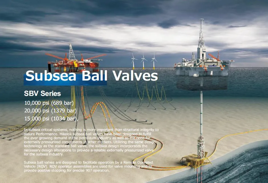 Stainless Steel Spring-Loaded Seals Max 20000 Psig Subsea Ball Valves for Diver Rov Operation