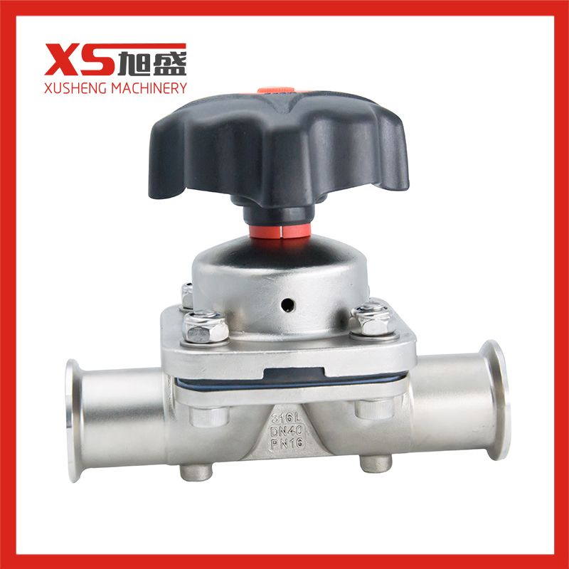 Stainless Steel SS304/SS316L Manual Clamped Diaphragm Valve