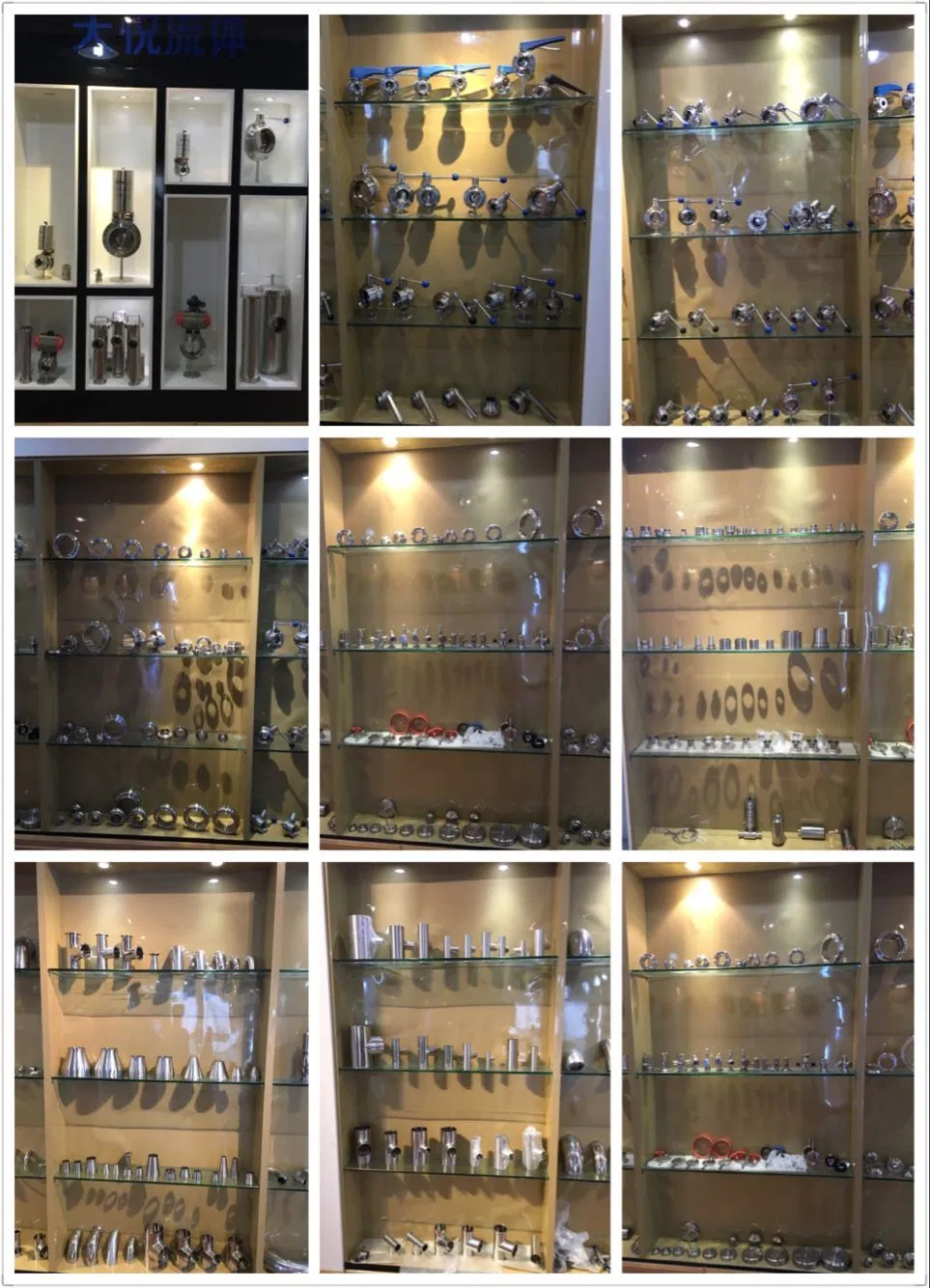 Stainless Steel SS304 SS316L Sanitary Hygienic Butterfly Valve with Pull Handle