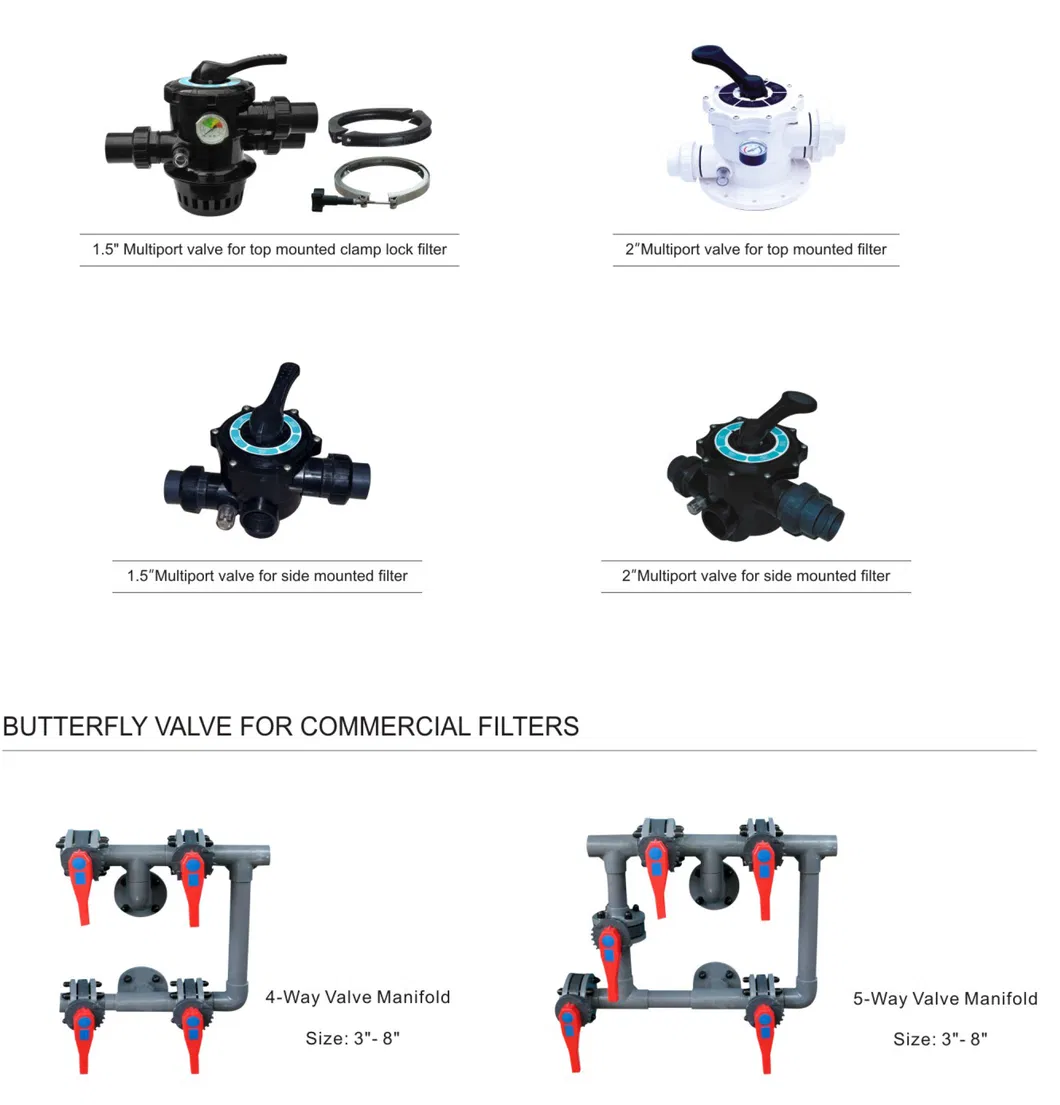 Swimming Pool Sand Filter Multiport Valve