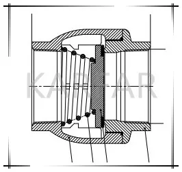 Thread Screw End Lift Type Non Return Check Valve (H11)