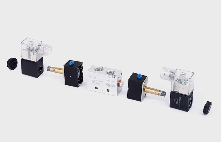 Top Seller 4V1 Series Direct Acting Aluminum Alloy Pneumatic Control Solenoid Valve