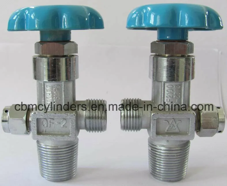 Top-Thread Oxygen Cylinder Valve Qf-7D2 Chromed Oxygen Gas Cylinder Valves
