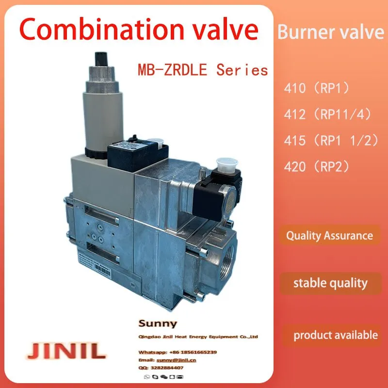 Two-Stage 230V Natural Gas Solenoid Magnetic Valve