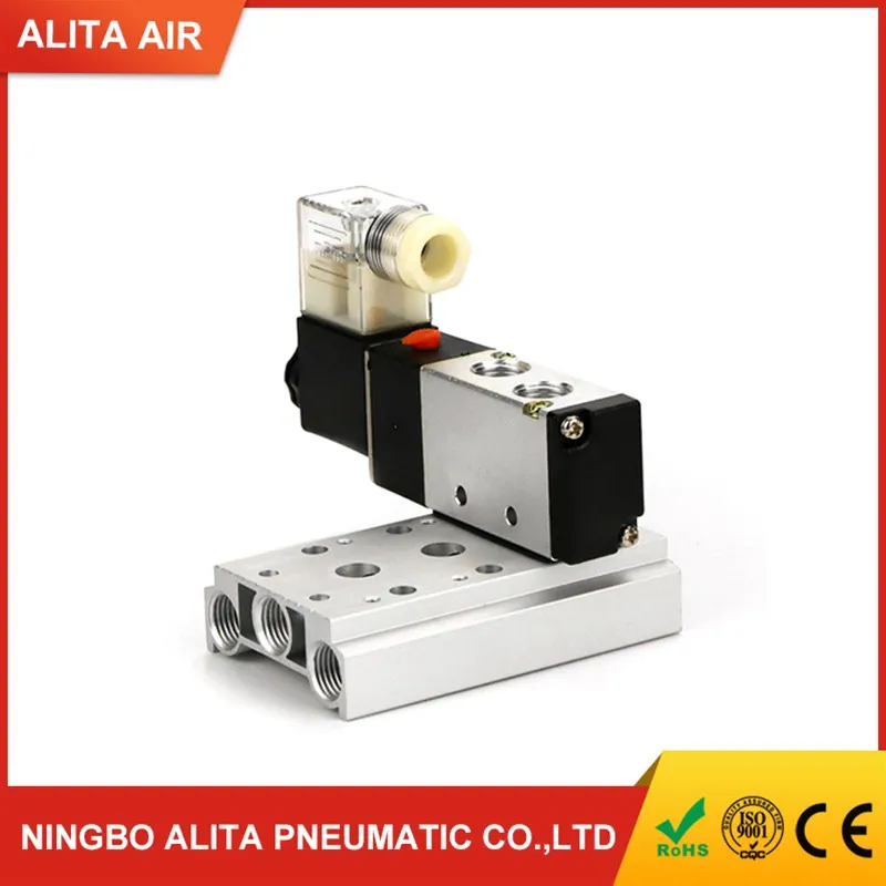 Valves Air Exhaust Manifold 200m-2f/3f/4f/5f/6f/7f/8f Pneumatic Base Solenoid Valve Plate