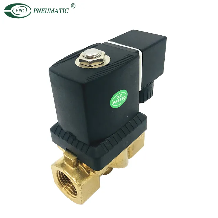 Vpc 2/2 Way Pilot Diaphragm Brass Normal Close Solenoid Valve