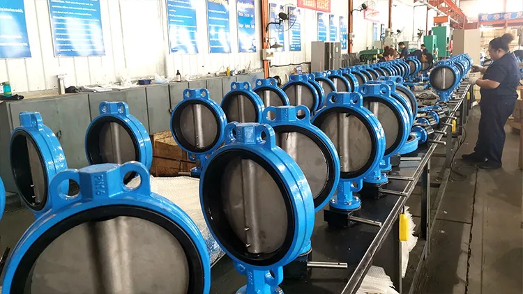 Worm Gear Wafer Lt Butterfly Valve Dn250 Low Price Butterfly Valve
