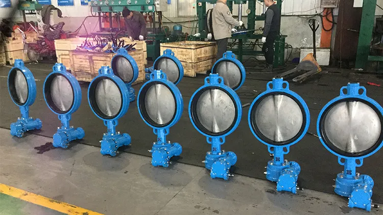Worm Gear Wafer Lt Butterfly Valve Dn250 Low Price Butterfly Valve