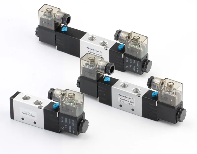 XHnotion DC24V 3 Way 2 Position G3/8" Internally Piloted Acting Type Single Electrical Control Pneumatic Solenoid Air Valve, Spool Valve 3V310-10