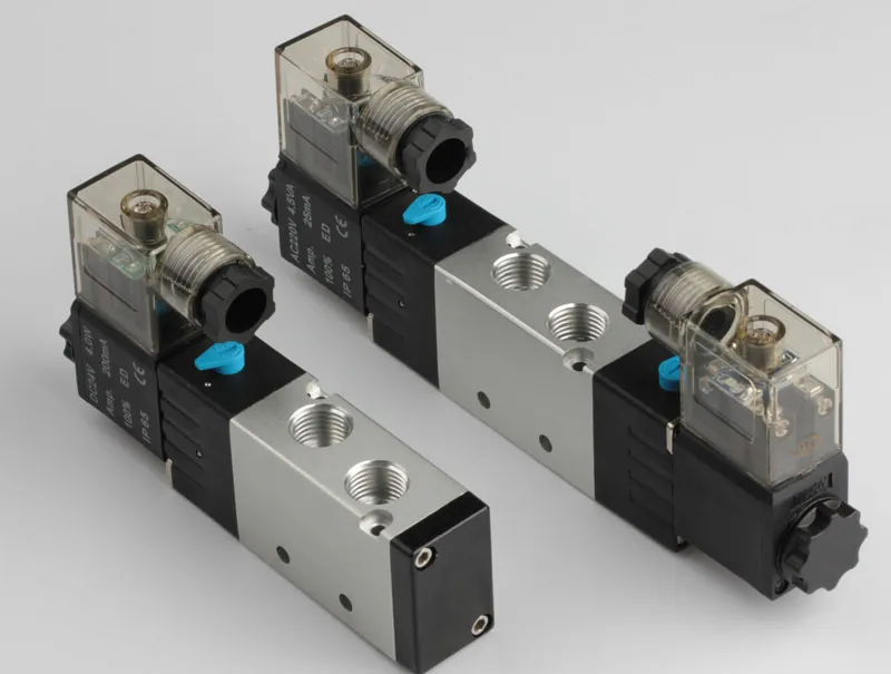 XHnotion DC24V 3 Way 2 Position G3/8" Internally Piloted Acting Type Single Electrical Control Pneumatic Solenoid Air Valve, Spool Valve 3V310-10