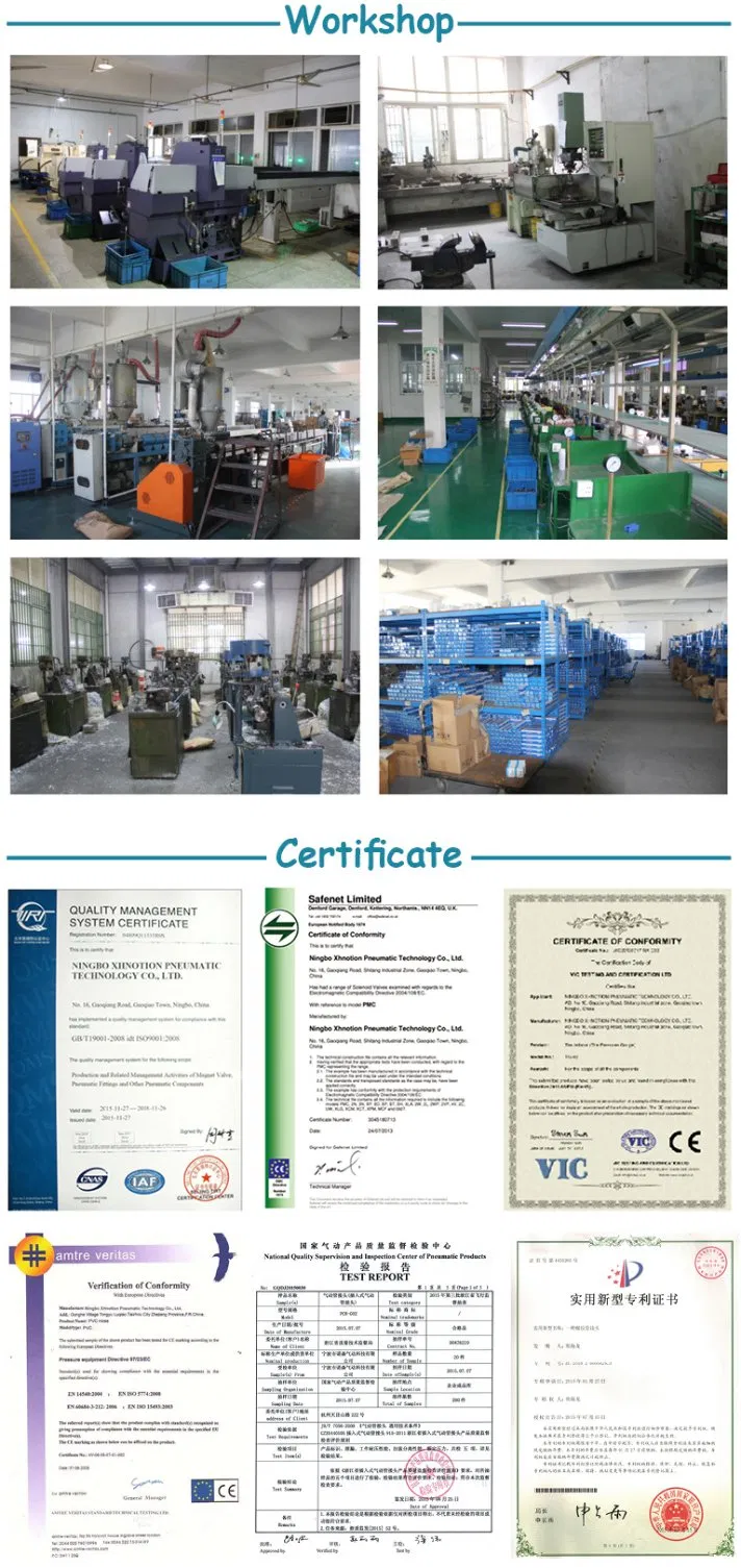 Xhnotion Pneumatic Bp Series Pilot Operated Stainless Steel Material G3/4′′ Thread Solenoid Valve