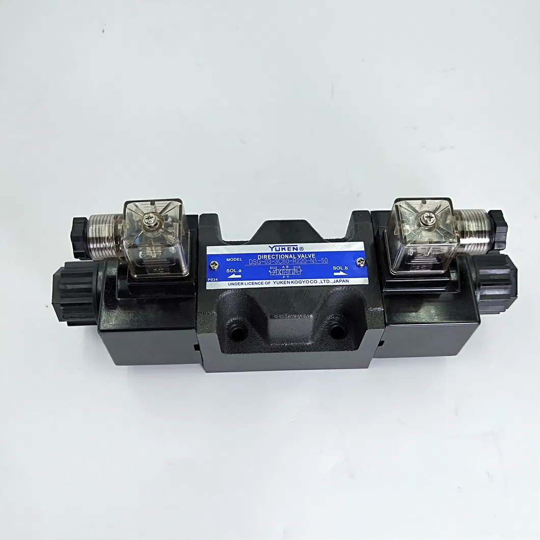 Yuken Solenoid Directional Control Valve DSG-03-3c4-A240-N1-50 DSG-03-3c60-A240-N1-50 DSG-03-2b2-D24-N1-50